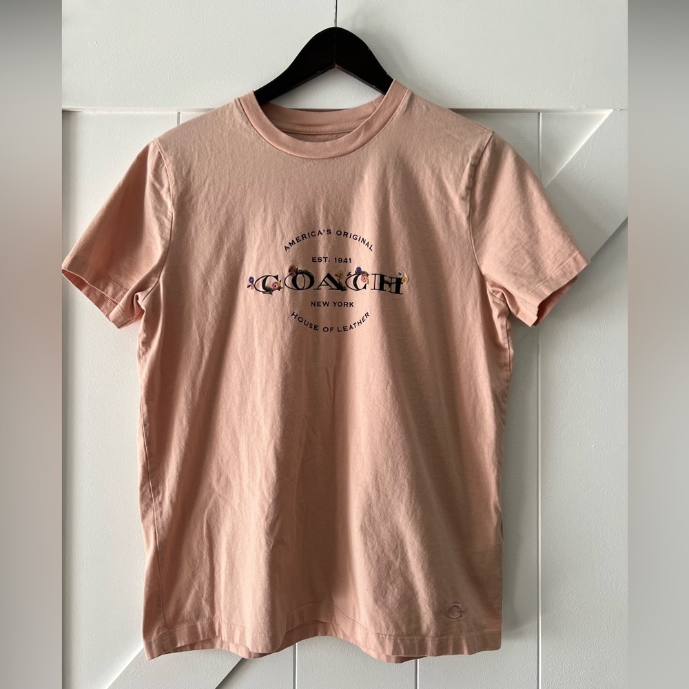 COACH T-Shirt ; M Pink
